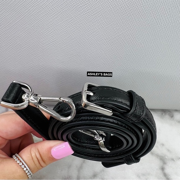 Kate Spade Madison Colorblock Medium Satchel & Large Bifold Wallet Platinum Grey - Picture 12 of 16